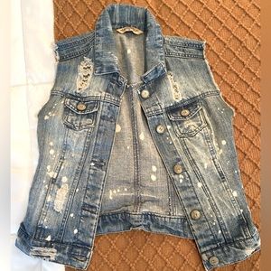 Highway Jeans brand jean vest size xs